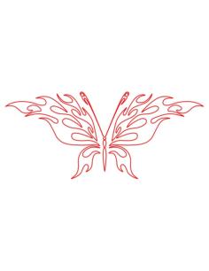 Tribal Butterfly Kids Coloring Pages Pdf, Free Vectors File